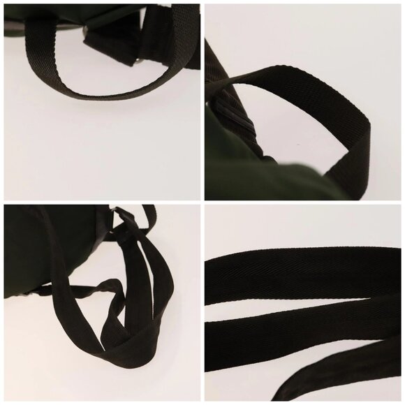 PRADA Backpack Nylon Green Silver Auth 135051 - Picture 16 of 16